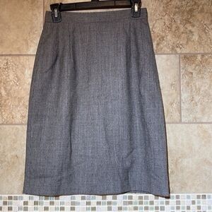 Giorgio Sant Angelo 100% Pure Wool Pencil Skirt 6